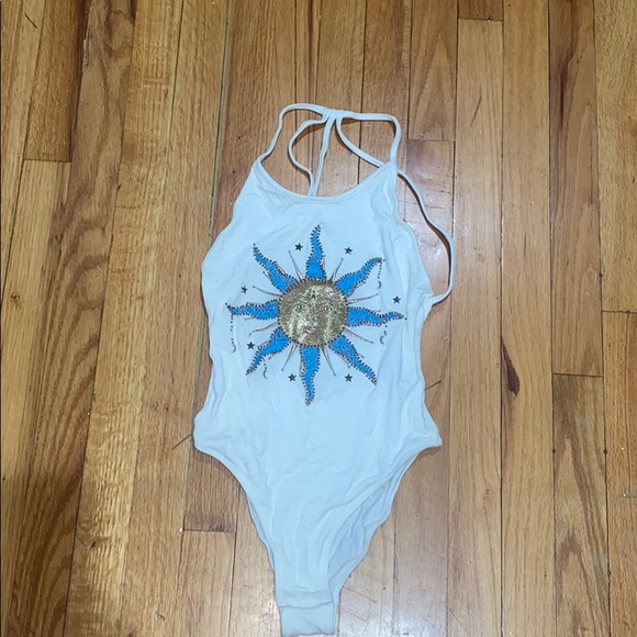Beautiful celestial bodysuit - Picture 1 of 6